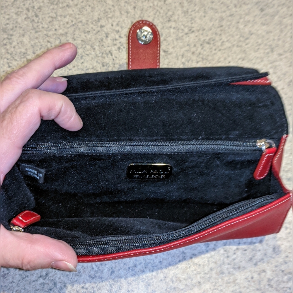 Used Milo Paoli Red Leather Wallet/Organizer - Picture 8 of 8